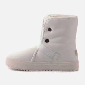 product_116 platform chelsea boots in off white