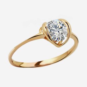 product_42 Inspired chunky hammered ring in gold