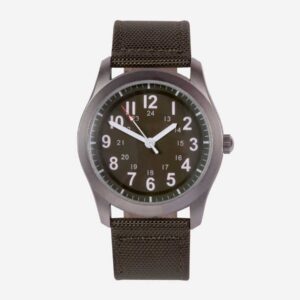 product_48 Shock unisex silicone watch in gold and black