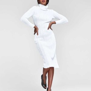 product_68 Milkmaid tiered midi dress in charcoal