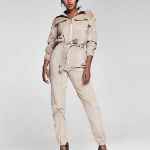 Curve flutter sleeve embellished neckline